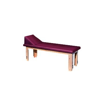 Table de massage en aulne polarisé massif revêtement couleur largeur 84cm Têtière,matelas et plateau avec revêtement coloris