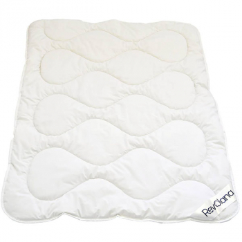 Couette Hajla 100x140cm, coton bio, percale 94 fils/cm2, laine 400g/m2