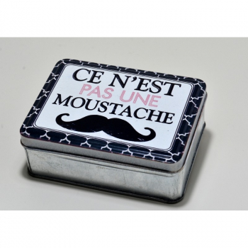 Boîte À Savon À Barbe Moustache 220g 