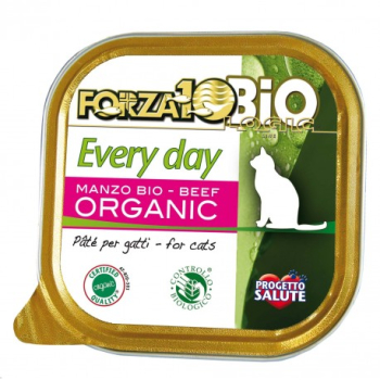 FORZA - Barquette 100 gr  Bio Chats Boeuf  - FORZA