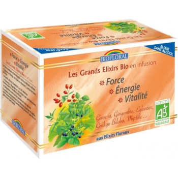 BIOFLORAL - Infusion Elixir Force - Vitalité - Energie