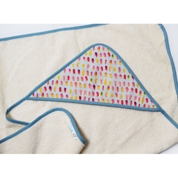 Cape de bain colorée 100 % BIO