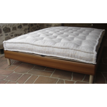 Matelas latex naturel & garnissage laine