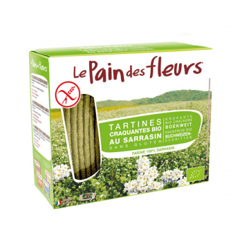 Pain des Fleurs tartines sans gluten au sarrasin 