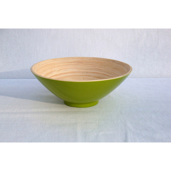 BIBOL - Petite Coupe En Bambou Laqué - KHUP Olive S