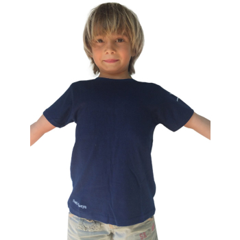T-Shirt Coton Garçon Bleu nuit