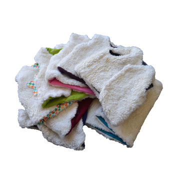 Gilet du berger en Teddy ecru 100% coton bio