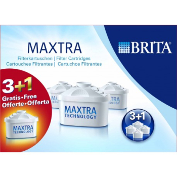 BRITA - Pack de 3+1 Cartouches MAXTRA - BRITA