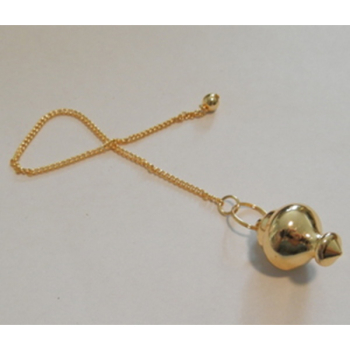 Pendule Rond Métal Doré 4