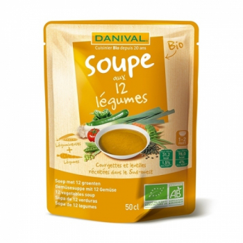 DANIVAL - Soupe bio aux 12 légumes 50 cl