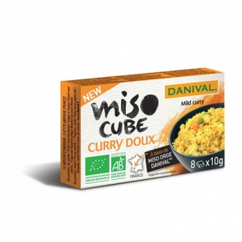  Miso CUBE (bouillon) Curry Doux bio