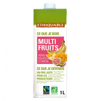 ETHIQUABLE Jus Multi Fruits bio & équitable