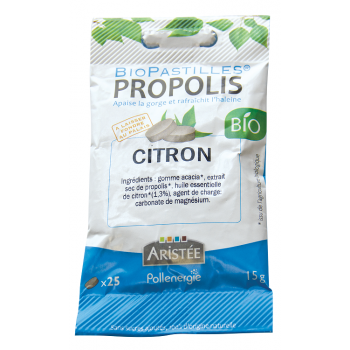 Biopastilles propolis & citron BIO