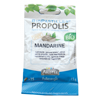 Biopastilles propolis & mandarine