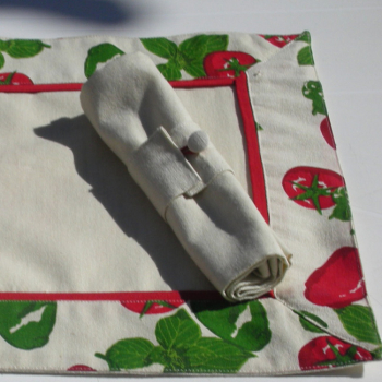 Sets de Table x 4 ( 33x48 cm )- coton bio-