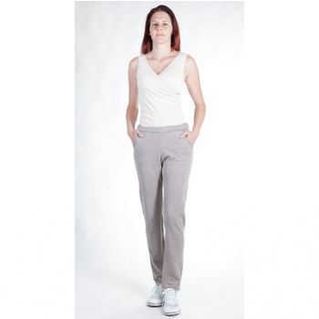 Pantalons femme en jersey moletonné 