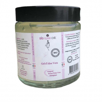 Gel d'aloe vera (composé de jus d'aloe vera biologique) certifié bio120ml