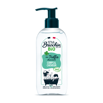 Gel lavant 2 en1  corps et shampooing parfum trèfle 250ml - BRIOCHIN