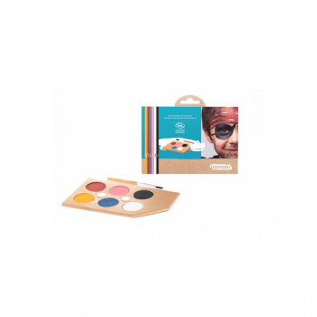 Kit de maquillage 6 couleurs Arc en ciel
