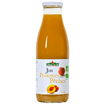 Jus pommes pêches 75 cl