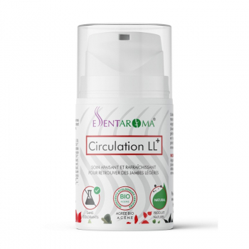 Crème 100% naturelle CIRCULATION LL+ BIO 50ml -jambes légères et plus toniques.