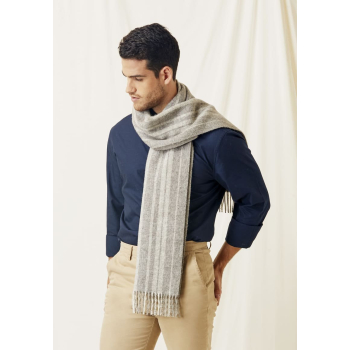 Echarpe Saragosse Gris Clair