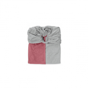 Petite écharpe sans noeud - Chiné/Rosé