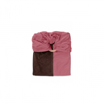 Petite écharpe sans noeud - Rosé/Pecan
