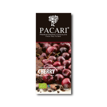 Tablette noir 60% & Cerise 50g