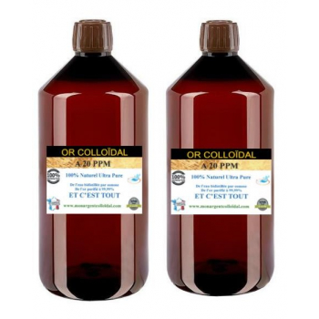Or-colloïdal A 20 ppm 2 Litres