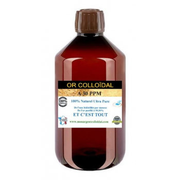Or-colloïdal A 30 ppm 500 Millilitres