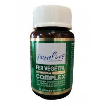 Fer végétal complex-30 gélules-Essence Pure