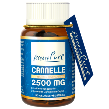 Cannelle 2500mg - 30 Gélules - Essence Pure