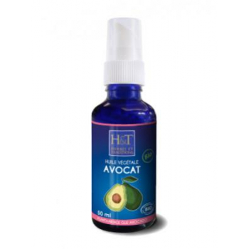 Huile végétale avocat 50 mL Bio Herbes et traditions