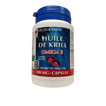 Huile de Krill 500 mg-30 capsules-Vecteur santé