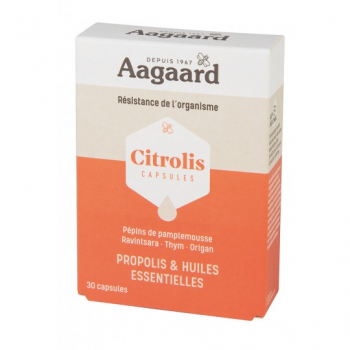 Citrolis-pépins de pamplemousse-30 capsules-Aagaard