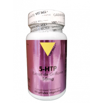 5-HTP 50 mg- 60 gélules-Vit'all+