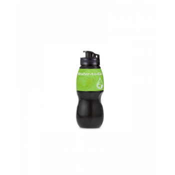 gourde Water to go noir et vert 750 mL