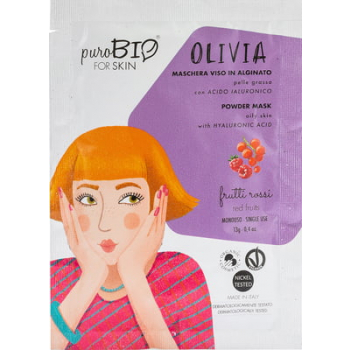 Olivia masque peel-off au fruit rouge pour peau grasses 13g PuroBio