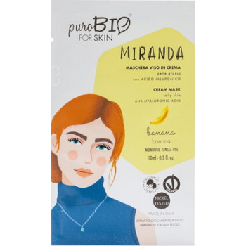 Masque Crème Miranda – Peau Grasse – PUROBIO Banane