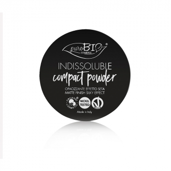 Poudre compacte "Indissoluble" - PuroBio Cosmetics 01- neutre