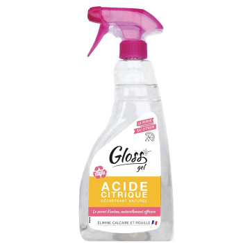 Gloss acide citrique gel détartrant naturel - 750ML
