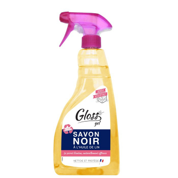 Gloss savon noir à l'huile de lin - 750ML