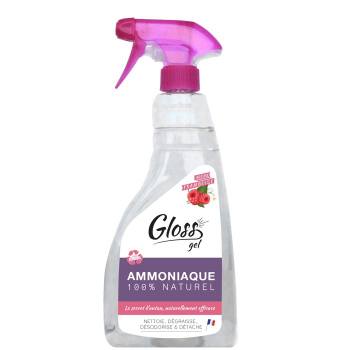 Gloss ammoniaque naturelle gel arôme framboise - 750ML