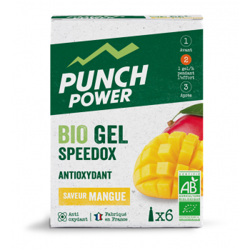 SPEEDOX  Mangue - Boite 6 gels x25g