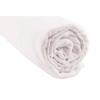 Lot de 3 draps housse Coton Bio - 70x140 - Uni - Pour b?b? Couleur - Blanc