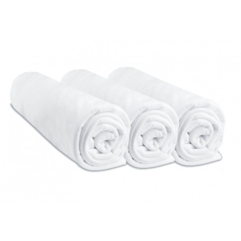 Lot de 3 Draps housse Jersey Coton pour couffin 32x72 cm