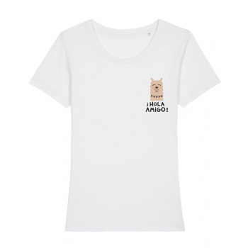 T-shirt « Hola Amigo » blanc