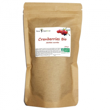 250 gr - Cranberries Bio séchées sucrées