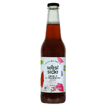 Cidre à la framboise WEST SIDE 33 cl